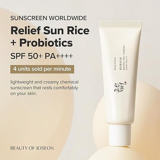 Beauty of Joseon Relief Sun SPF50+ (Rice + Probiotics) (50ml) 2