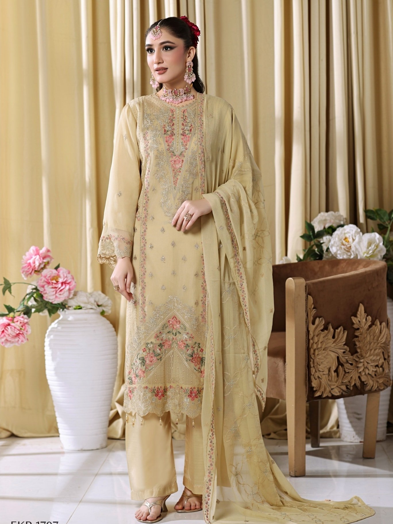 BIN HAMEED – ESHAAL (3pc Unstitched) 18