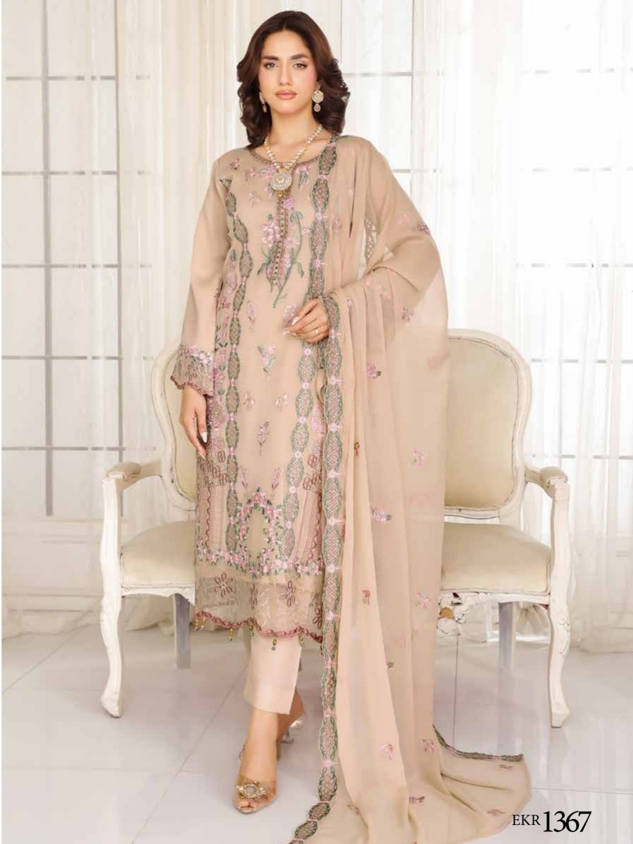 BIN HAMEED – RANG-E-BAHAR (3pc Unstitched) 4