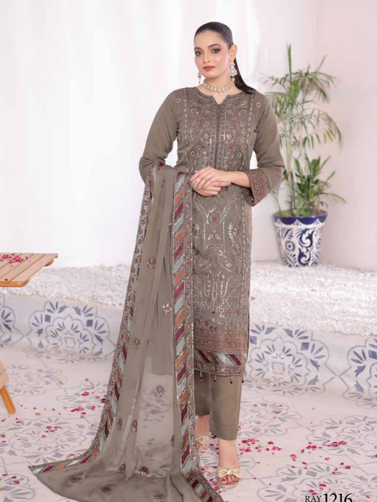 BIN HAMEED – RANG-E-BAHAR (3pc Unstitched) 5